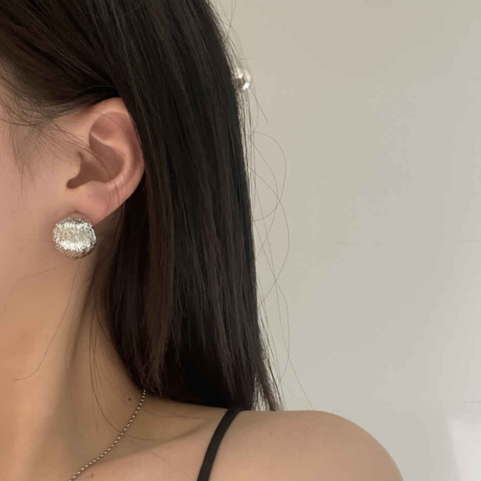 Just Lil Things C Shape Silver Hoop Earrings | Jlt11480