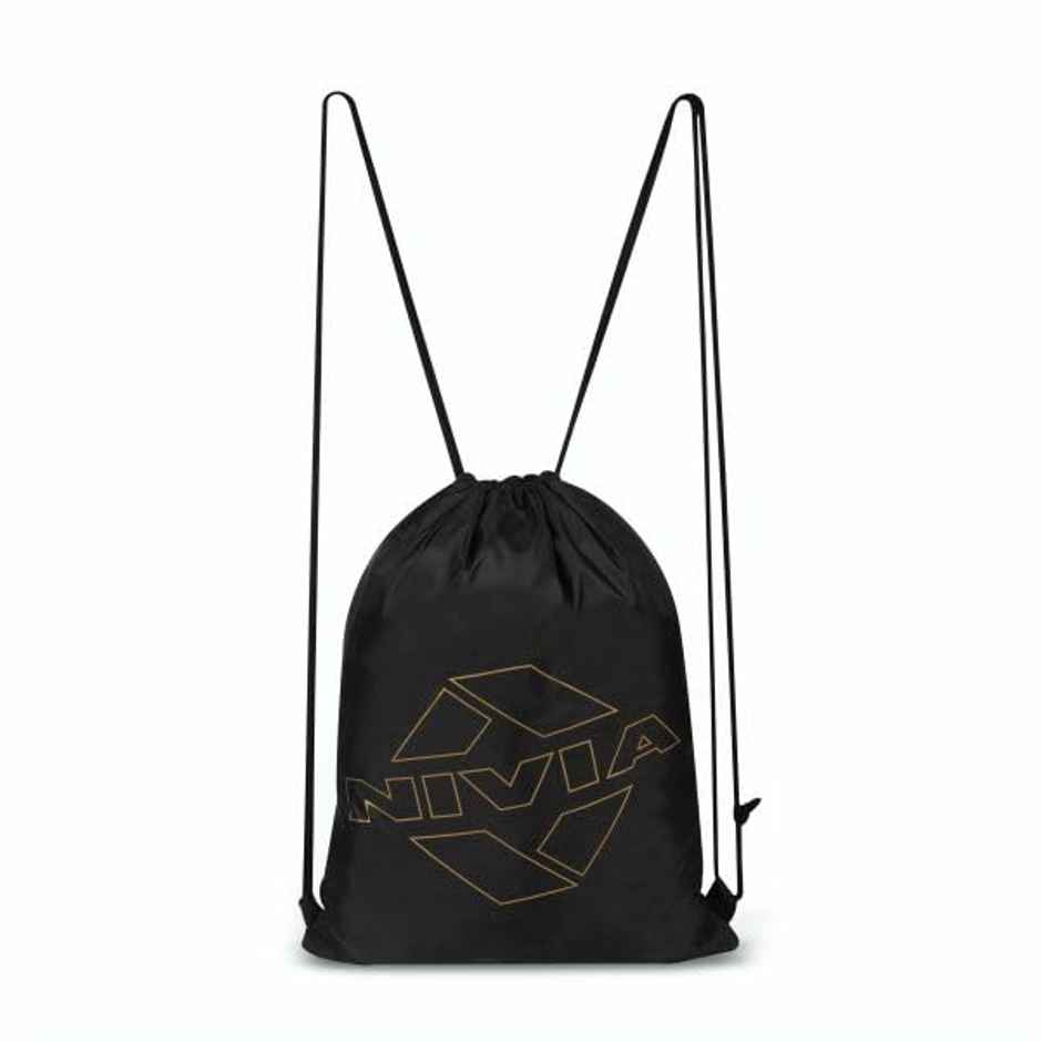 Nivia String 20 Drawstring Backpack | Black & Grey | 5 L