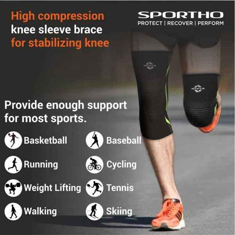 Nivia Knitted Knee Support - Medium