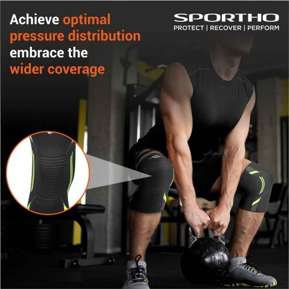 Nivia Knitted Knee Support - Medium