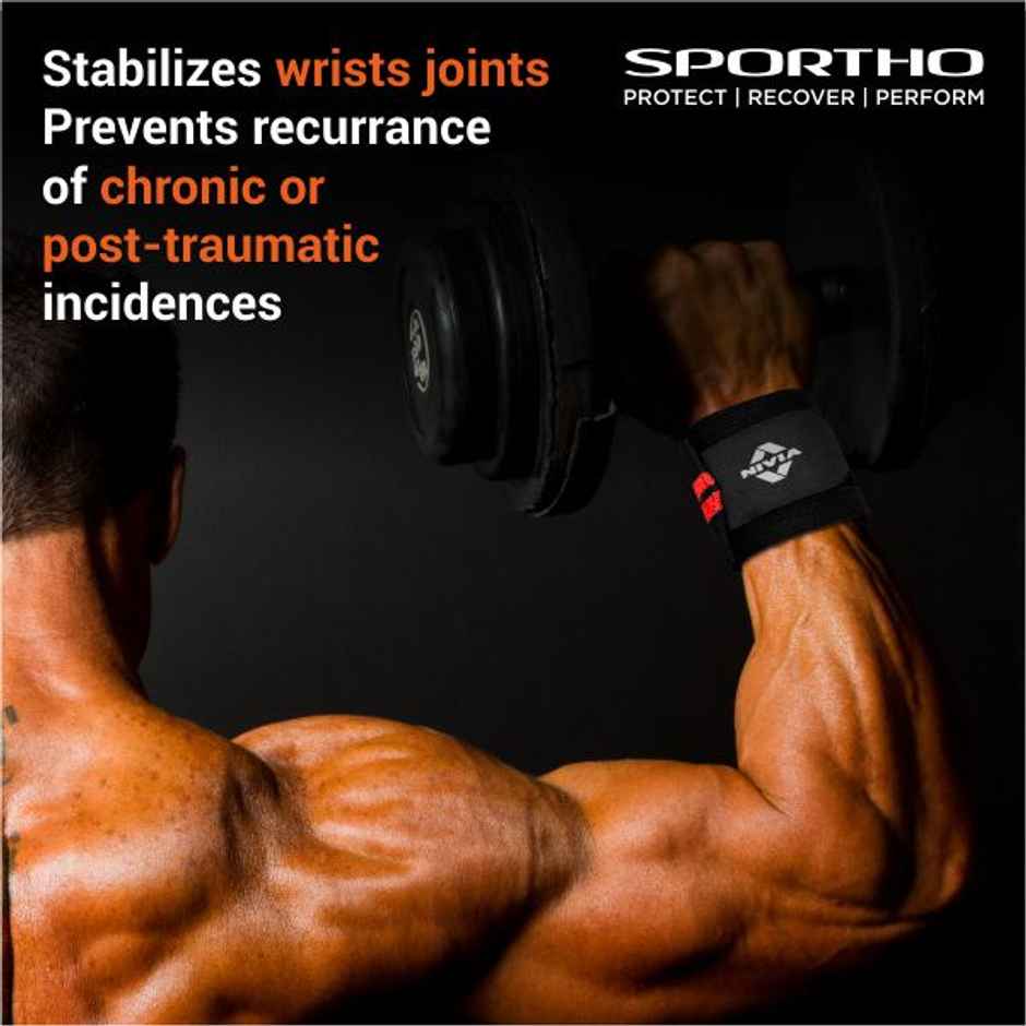 Nivia Weight Lifting Neoprene Wrist Support | Medium