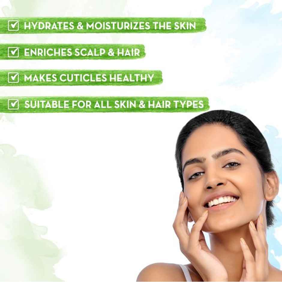 Mamaearth Castor Oil 100% Pure Cold Pressed Oil For Skin- Hair & Nails