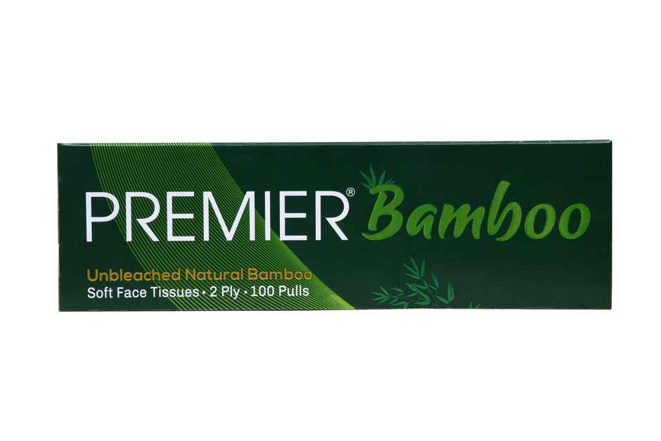 Premier Bamboo Face Tissues 100 pulls | 2 ply