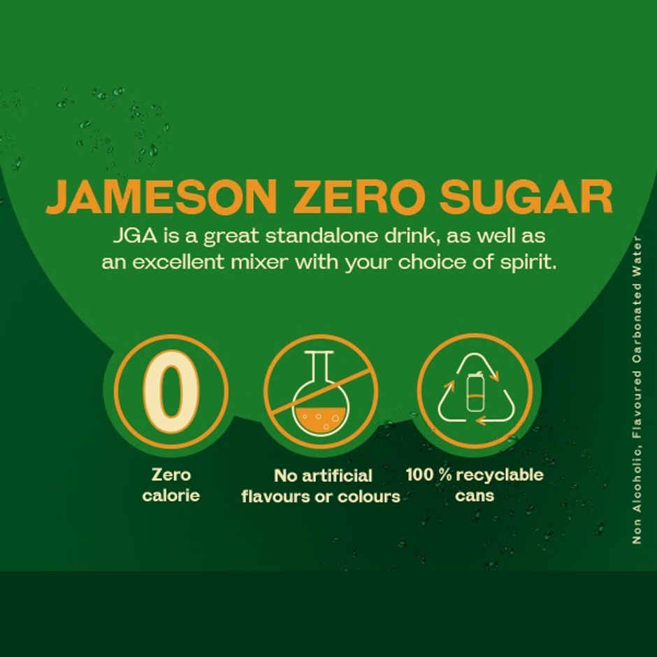 Dr. Cubes Ice Cubes (1kg) & Jameson Zero Sugar Ginger Ale (250ml) Combo