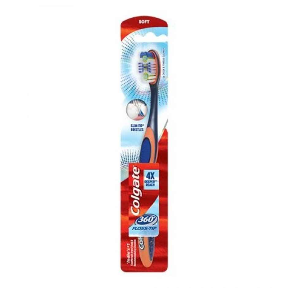 Colgate Toothbrush - 360 Degree Flosstip Soft Bristles