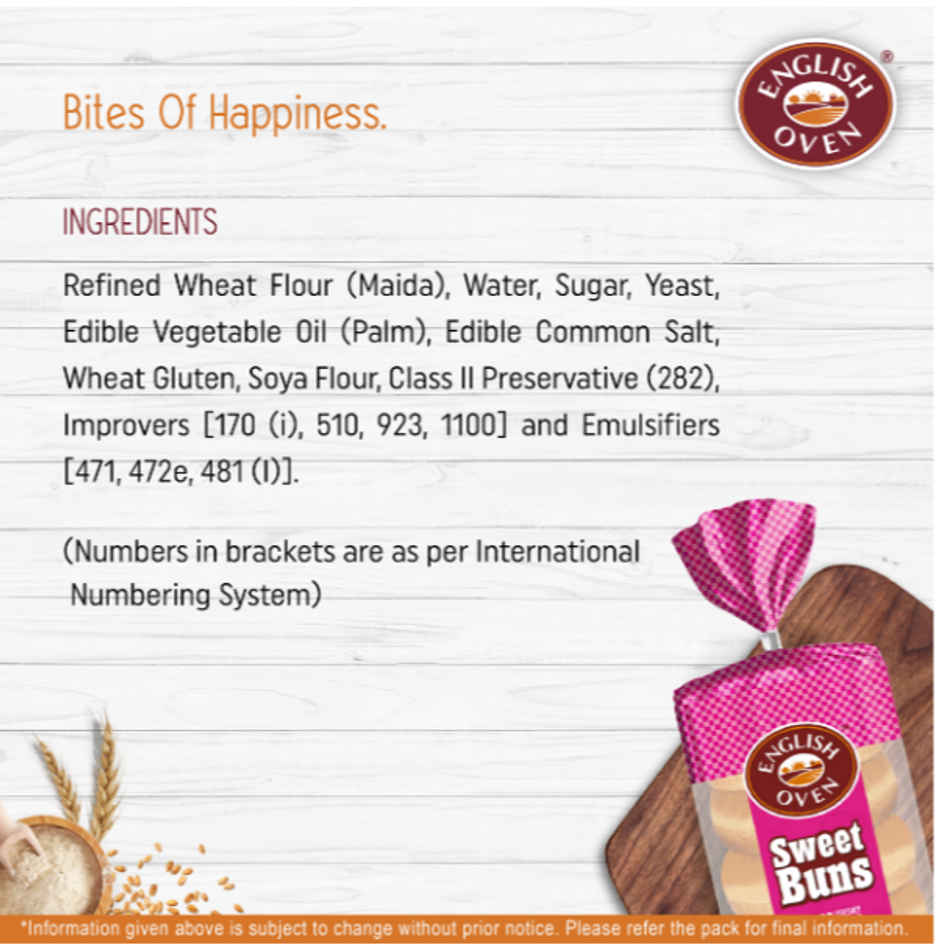 English Oven Sweet Buns