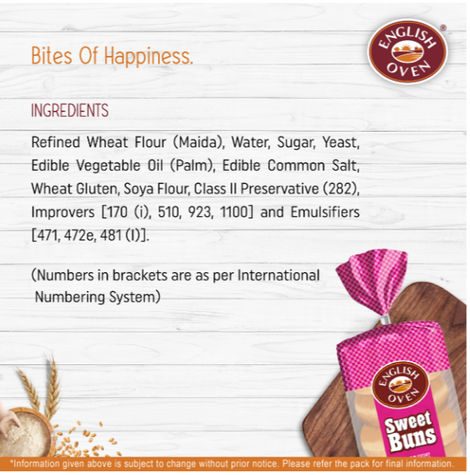 English Oven Sweet Buns