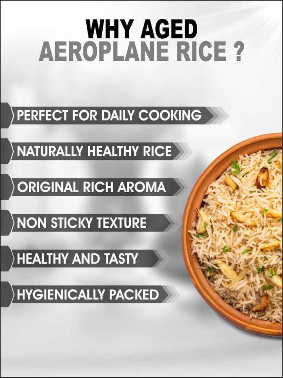 Aeroplane Brown Basmati Rice Pouch