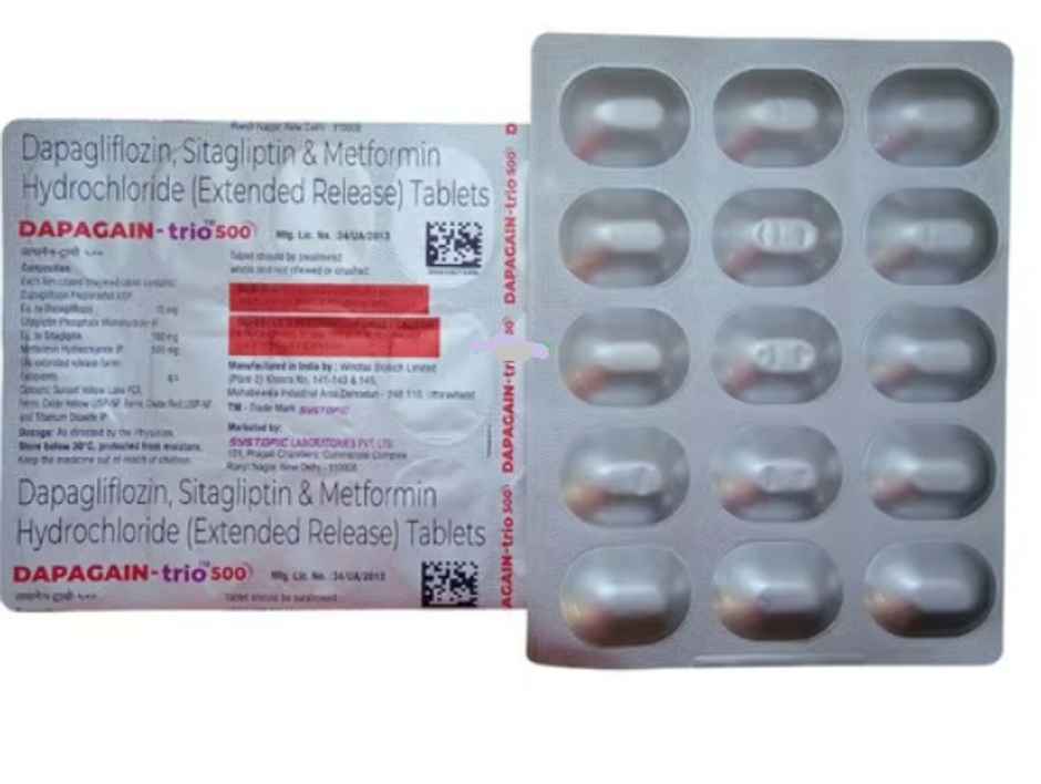 Dapagain-Trio 500 Tablet ER