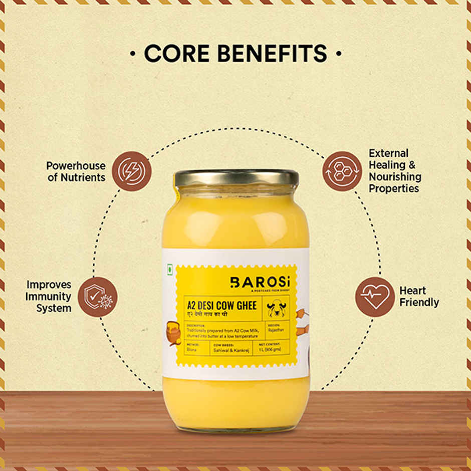 Barosi A2 Desi Cow Ghee