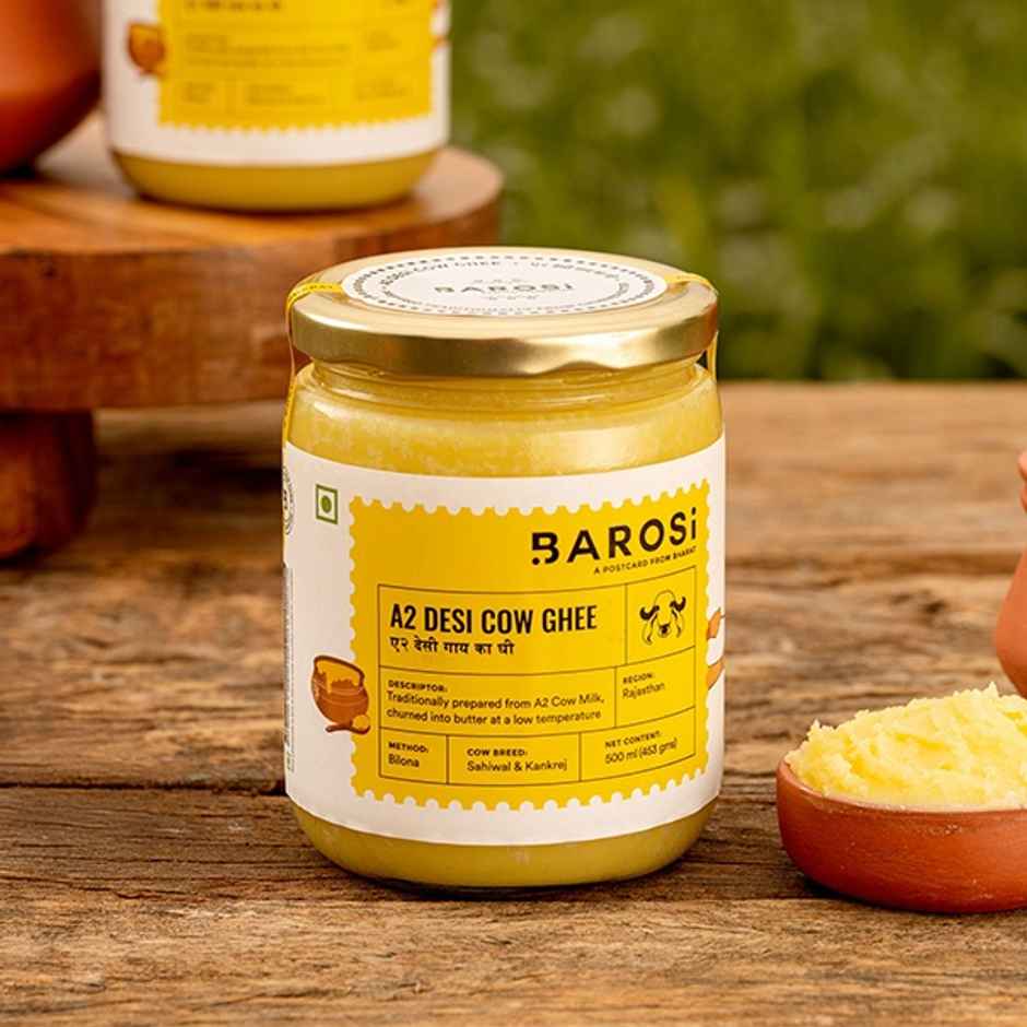 Barosi A2 Desi Cow Ghee Jar | Classic & Authentic