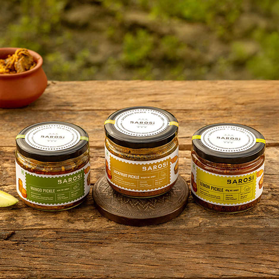 Barosi Lemon Pickle Glass Jar