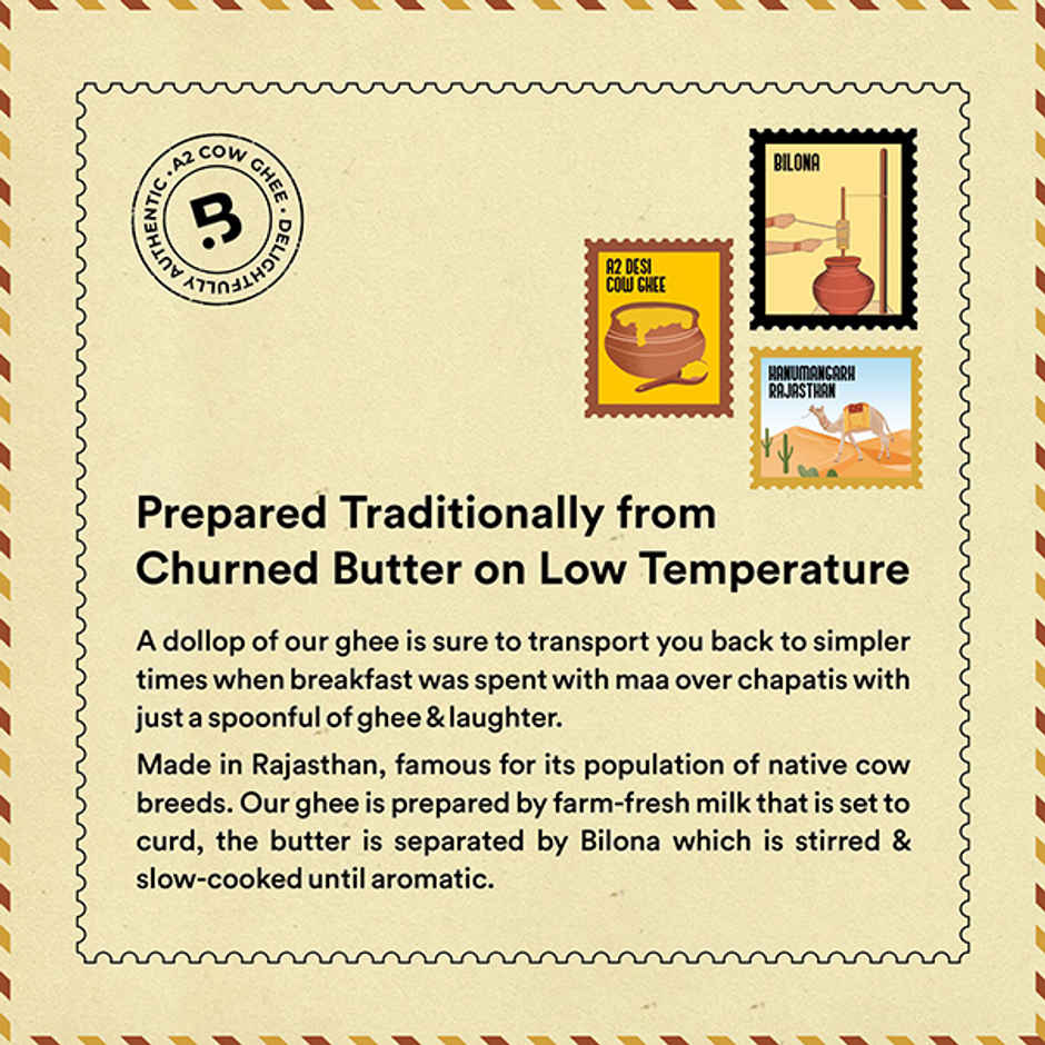 Barosi A2 Desi Cow Ghee Jar | Classic & Authentic