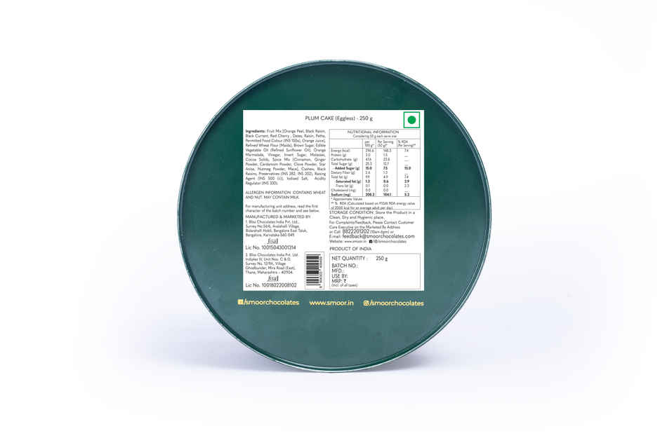 Smoor True Christmas Plum Cake | Eggless