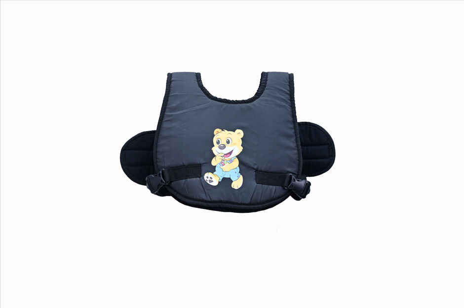 Ohhbabies Two Wheeler Child Safety Belt (Black with Bruno cartoon print)