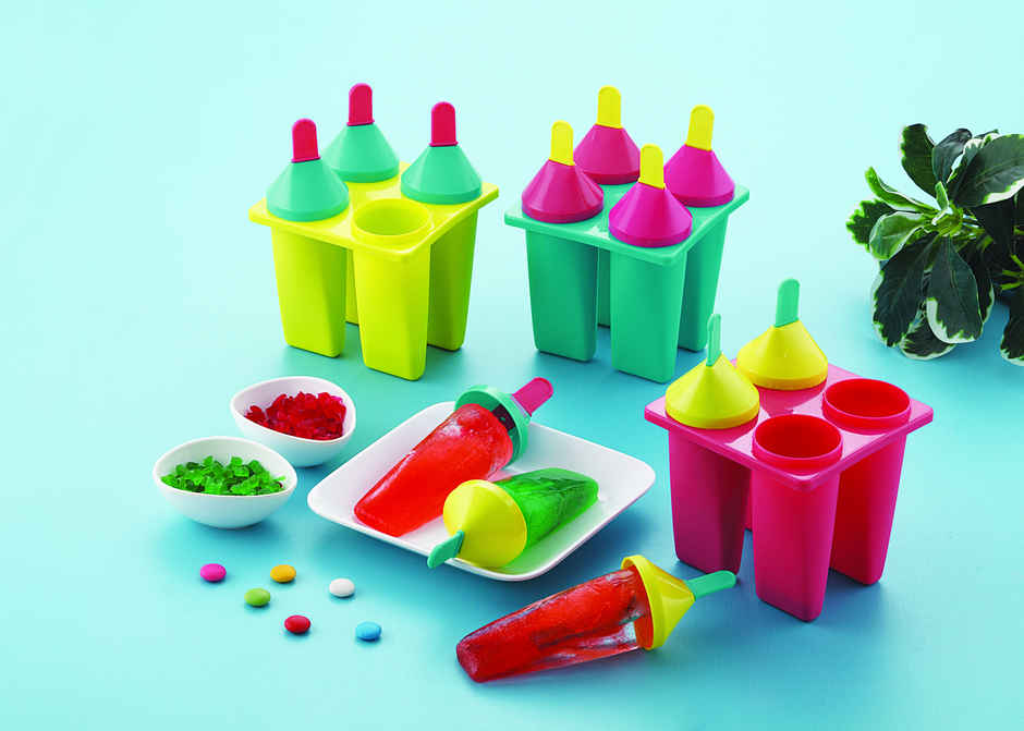 Mastercool New Gelato Kulfi With 4 Cones (Colour May Vary)