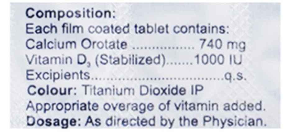 New Cdense Vitamin(D3) Tablet