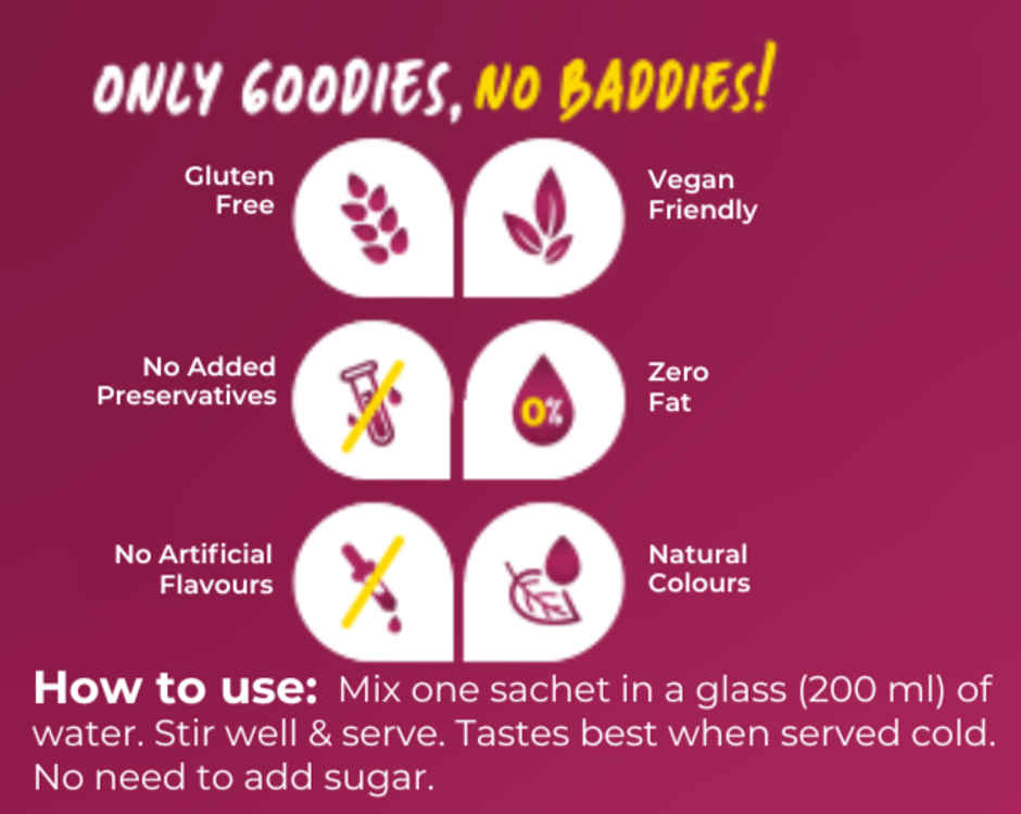 Good Monk Fruit Drink Mix | Orange, Berries & Pineapple | 50% Less Sugar | 8 Vitamins | 3 Sachets