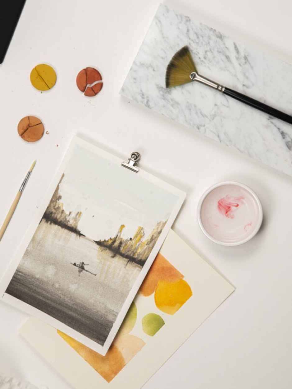 PaperPep Artists' Watercolour Paper 200GSM Cold Pressed A3 Pack of 7