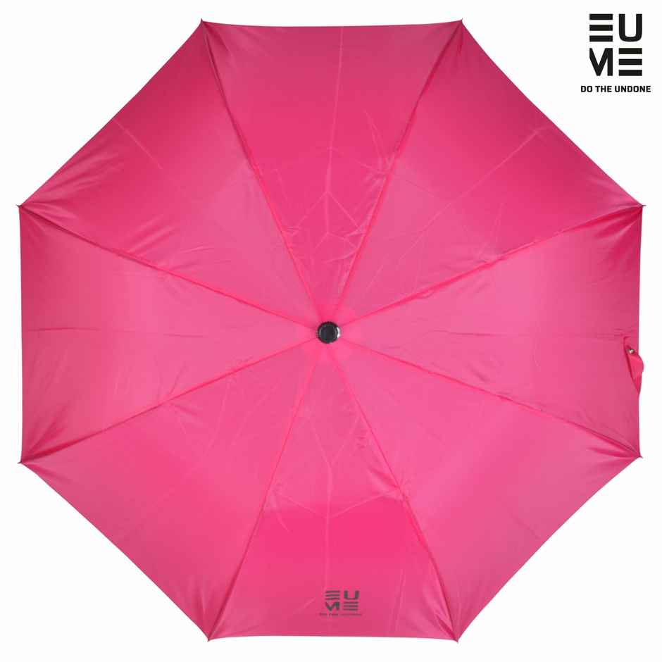 EUME Leatrix 21 Inch 2 Fold Auto-Open Lemon Umbrella | Pink