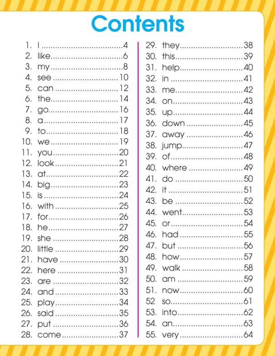 Very First Sight Words Sentences Level -1For Kids Age 4 -8 Years|Early Learning Book For Children