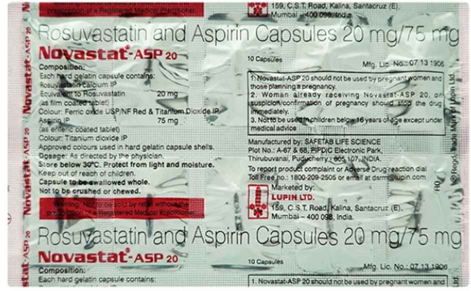 Novastat-ASP 20 Capsule
