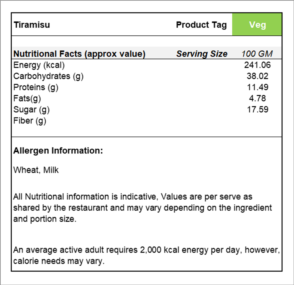 Chocolate Mousse (1pc) & Tiramisu (1pc) Combo   
