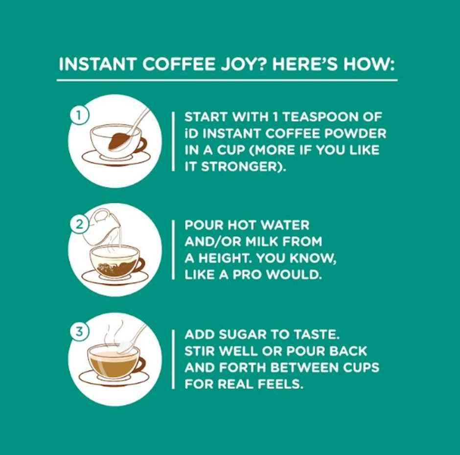 iD Fresh Medium Roast Instant Coffee Powder