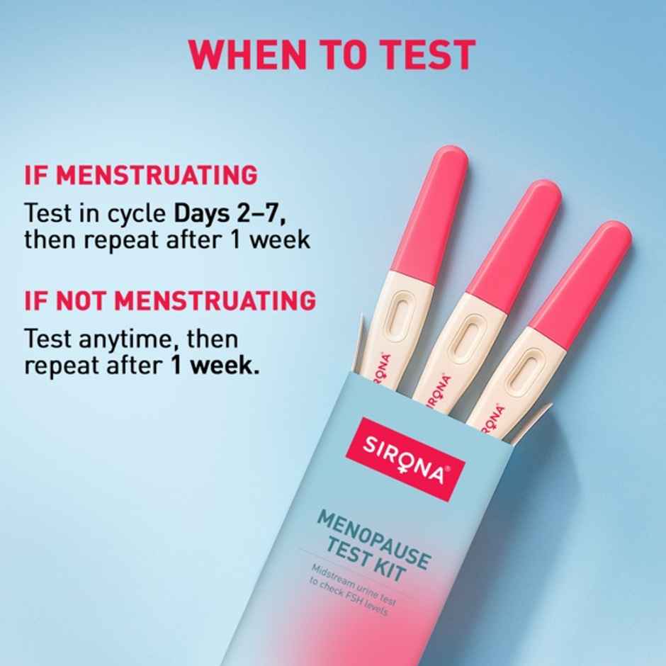 Sirona Menopause Test Kit