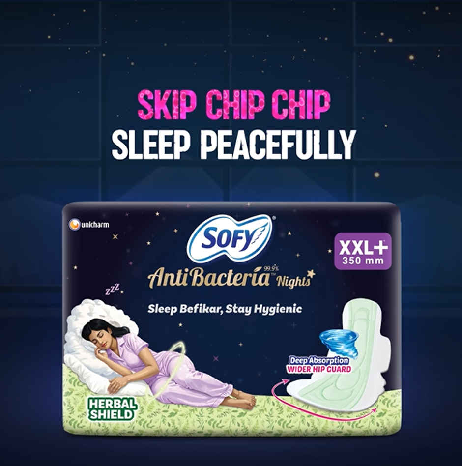 Sofy Women Anti Bacteria Sanitary Pads 2XL+