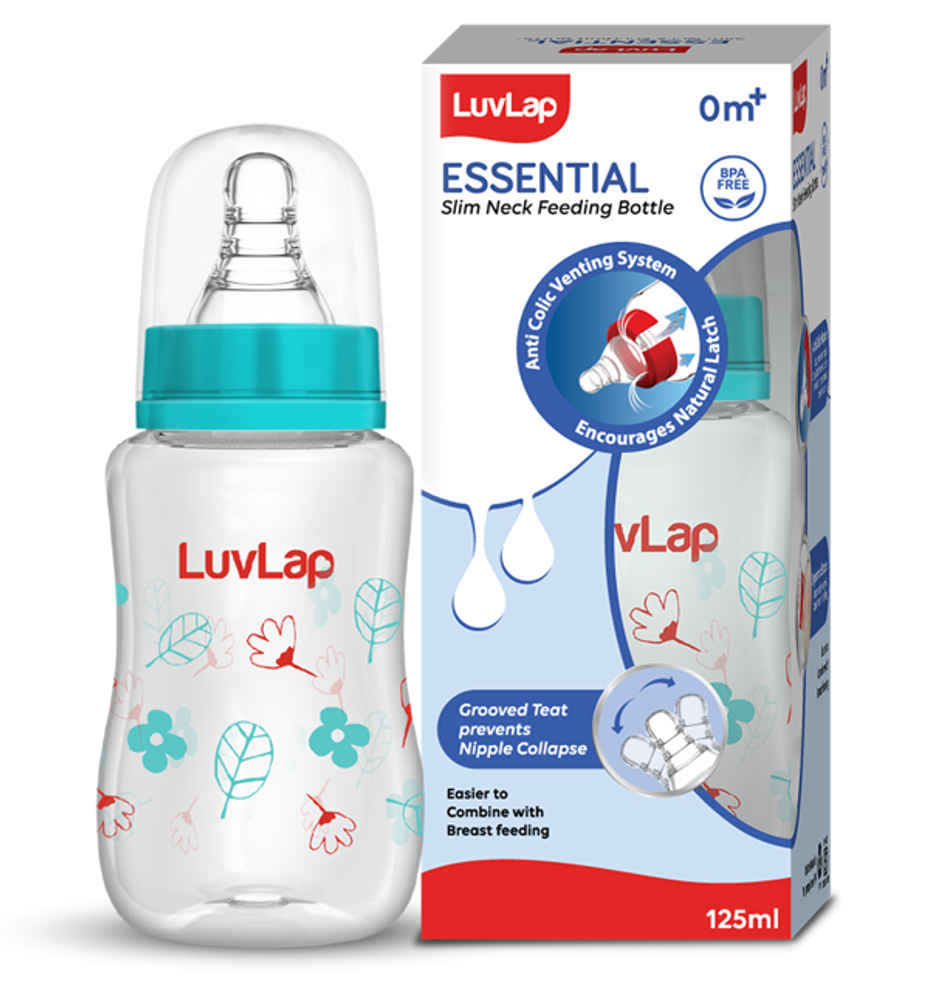 Luvlap Essential Slim Neck Feeding Bottle