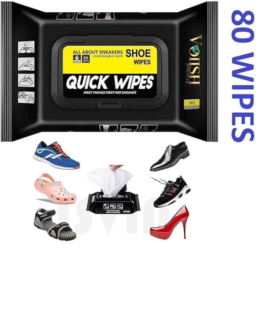 Voiish Shoe Cleaning Wipes | Professional Travel Disposable Shoe Wipes