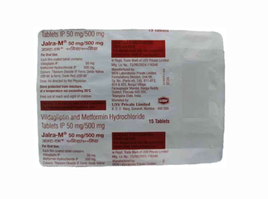 Jalra-M 50mg/500mg Tablet