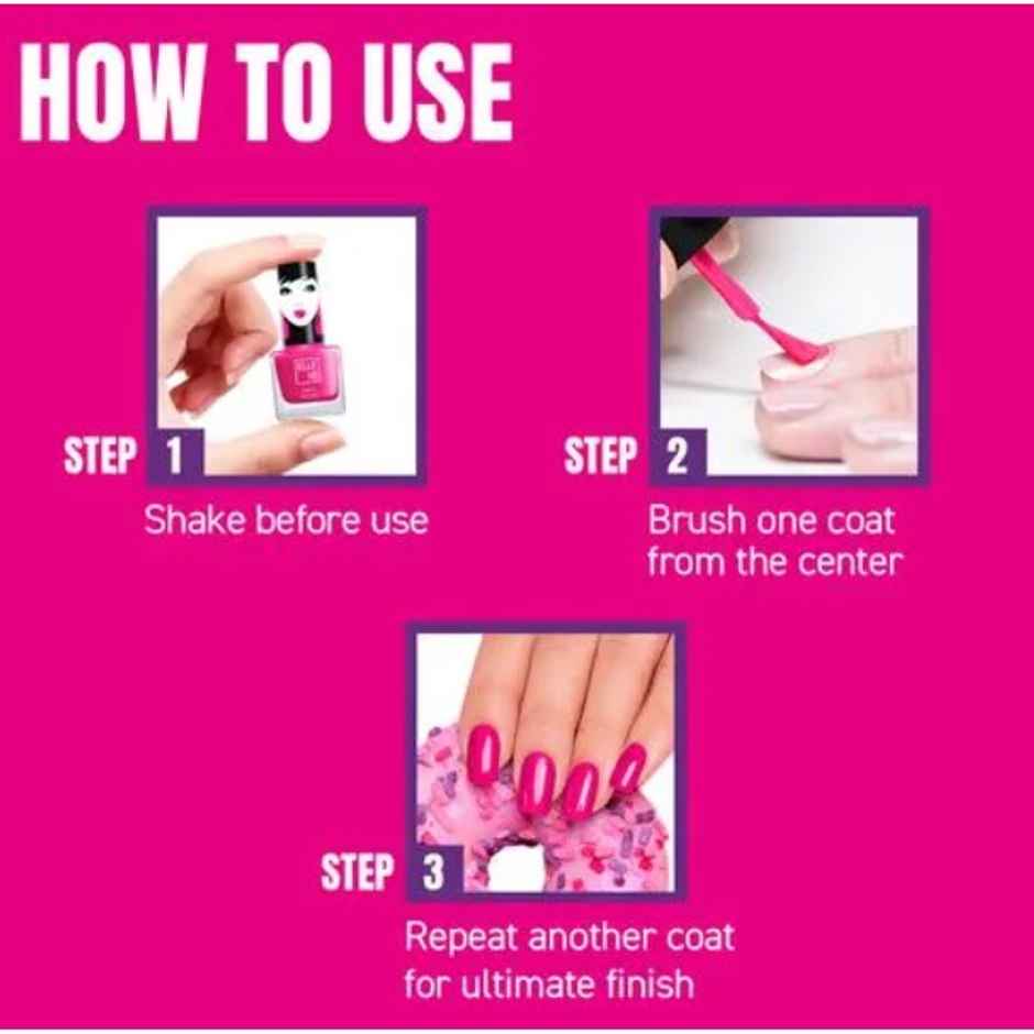 Elle 18 Nail Pops Nail Colour | Chip Resistant | Quick Drying | Glossy Finish - Shade 160