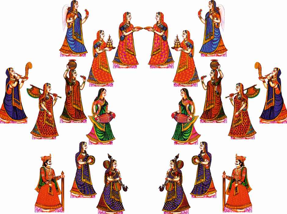 Divine Vibes Gopi Icons MDF Set