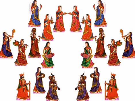 Divine Vibes Gopi Icons MDF Set