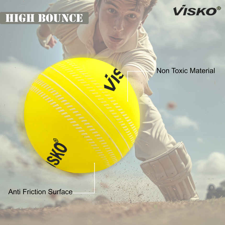 Visko Synthetic Cricket Wind Ball | Heavy | Floro