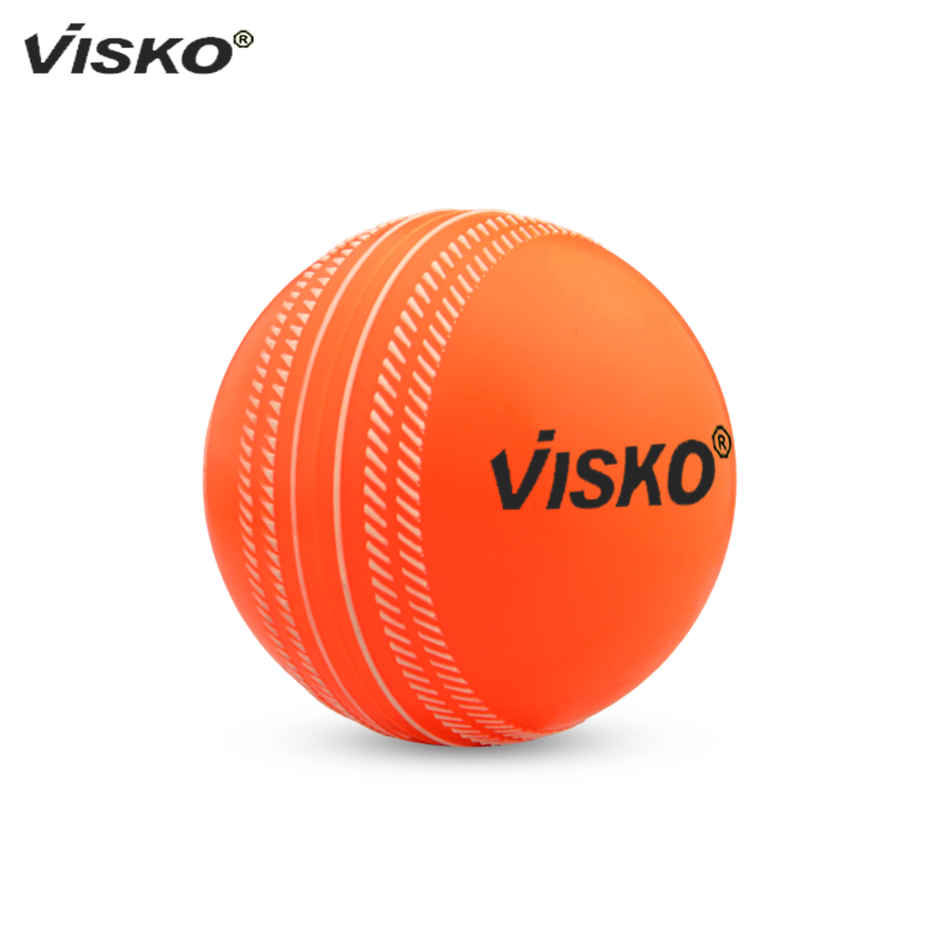 Visko Synthetic Cricket Wind Ball | Heavy | Floro,Orange & Pink