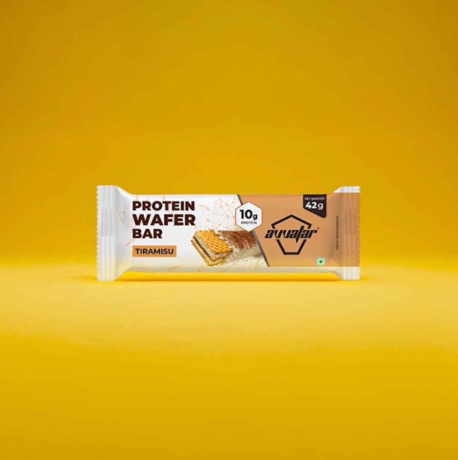 Avvatar 10g Protein Wafer Bar | Tiramisu Flavour Single Bar Combo 