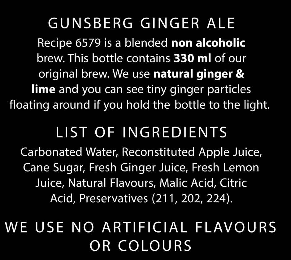 Gunsberg Ginger Ale Combo