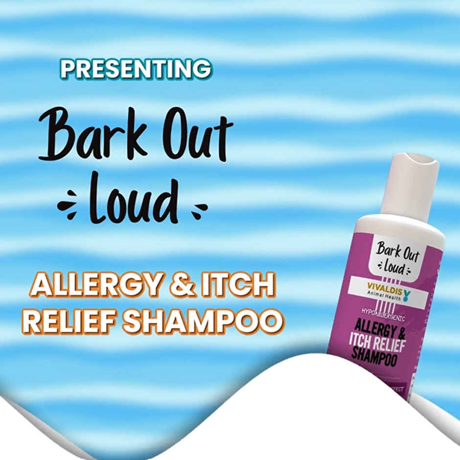 Bark Out Loud Hypoallergenic Allergy & Itch Relief Shampoo for Cats & Dogs