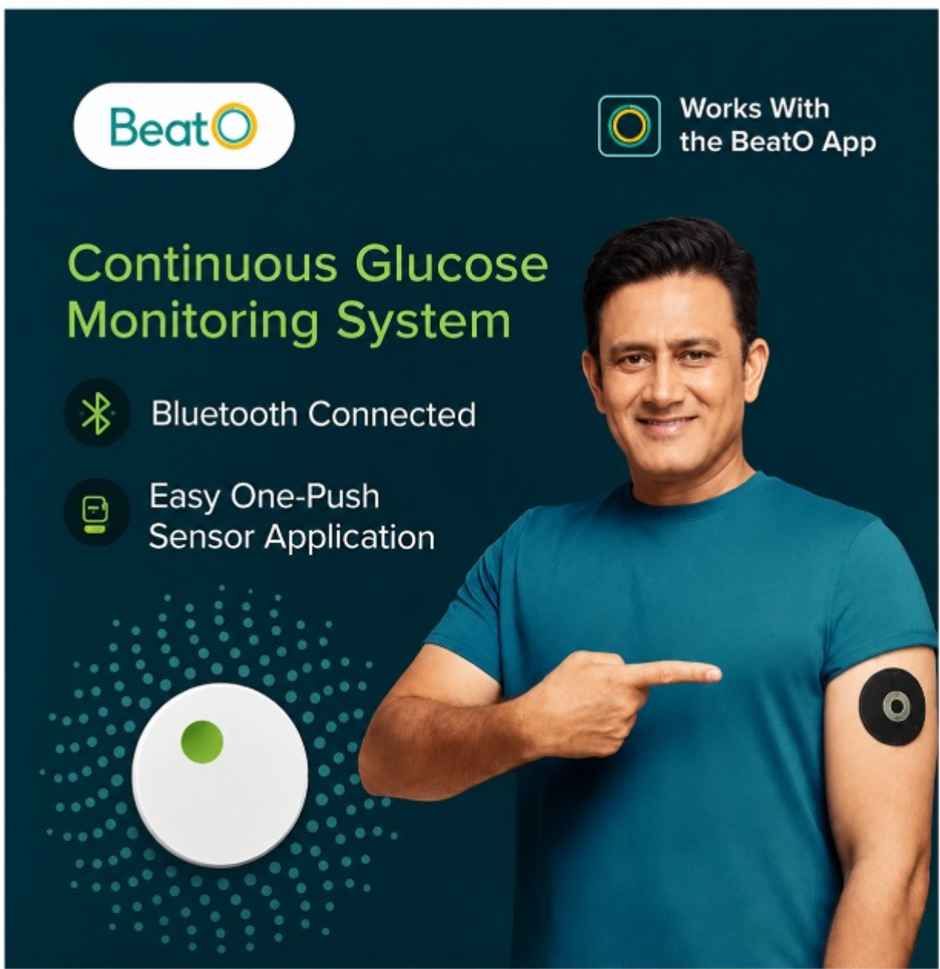  BeatO CGM Glucose Monitor | AI Insights | 15 Days