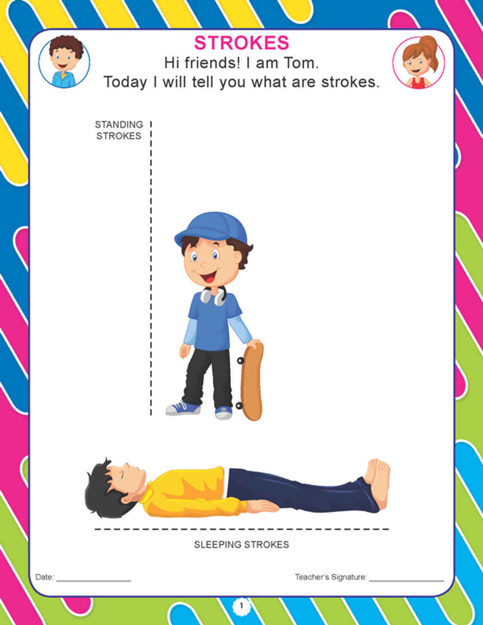 Dreamland Pre Nursery Pattern Writing Book for Kids | Age 2 to 5 Years