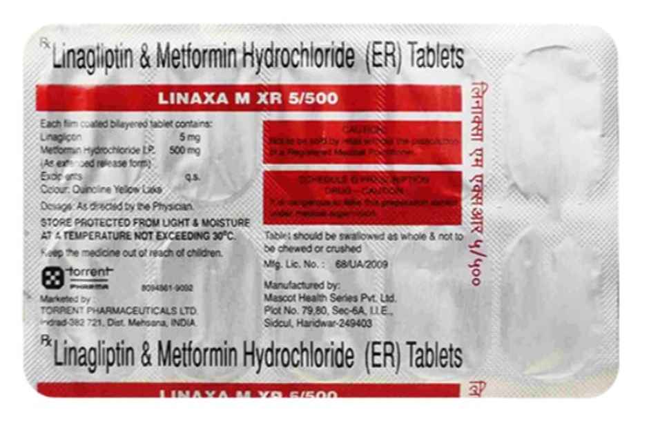 Linaxa M XR 5/500 Tablet