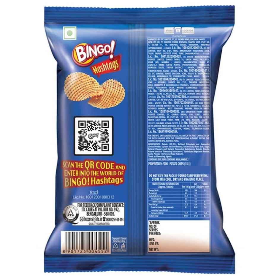 Bingo Hashtags Potato Chips - Spicy Masala Combo