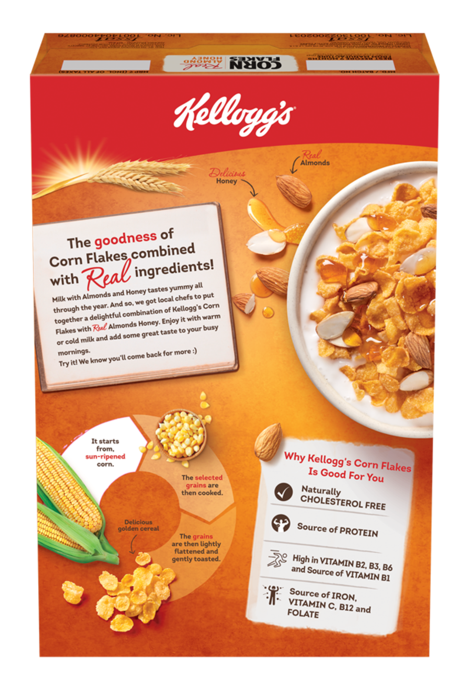 Kellogg's Almond and Honey Corn Flakes