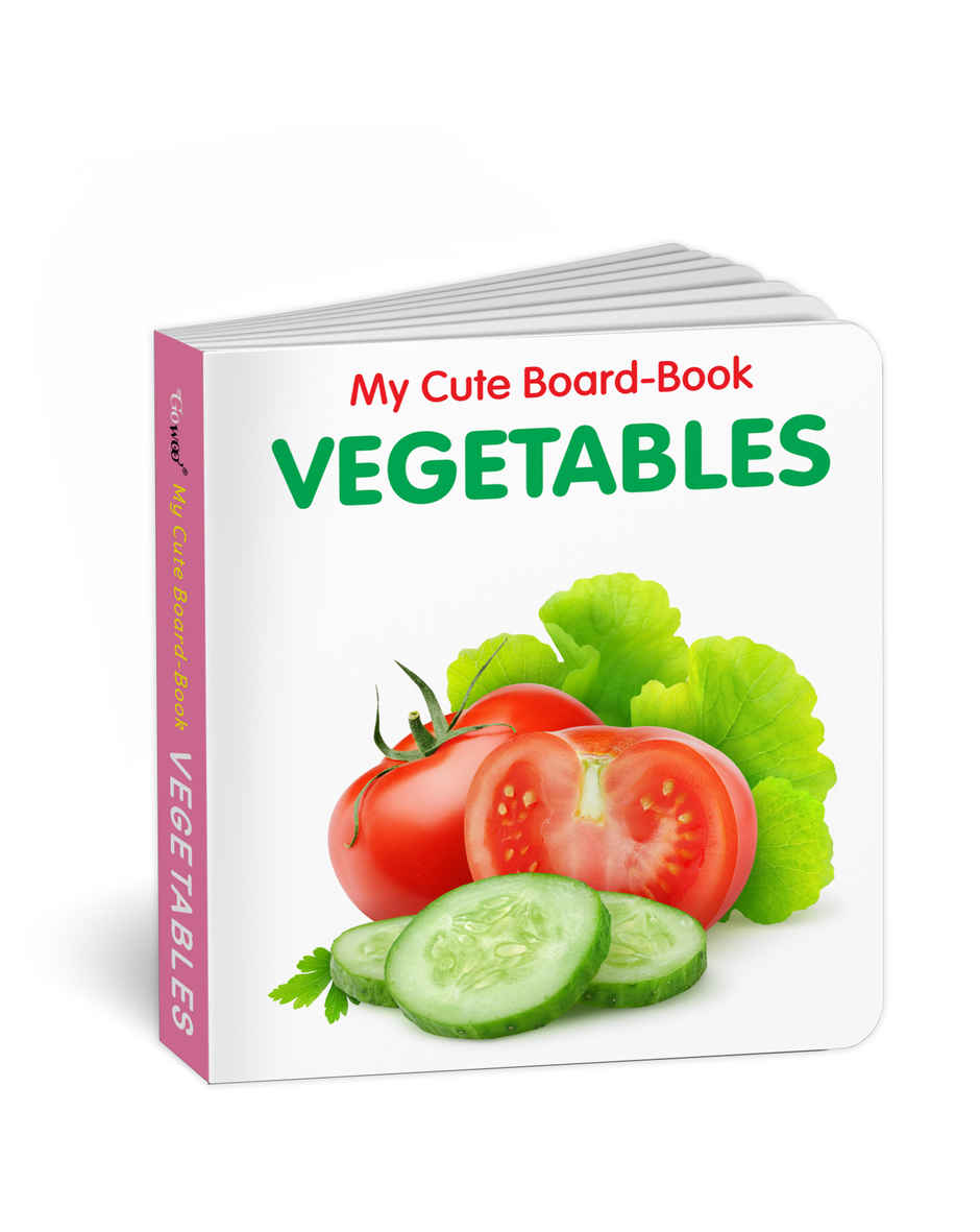 My Cute Board Book Vegetables | Early Learning Little Books for Toddlers | Preschool Board Book
