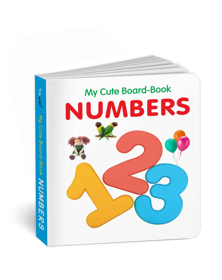 My Cute Board Book Numbers | Pocket Size Books for Children | Educational Learning Book