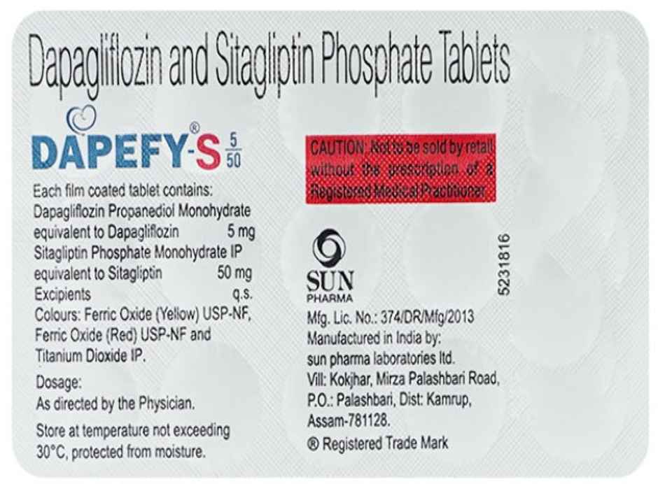 Dapefy-S 5/50 Tablet