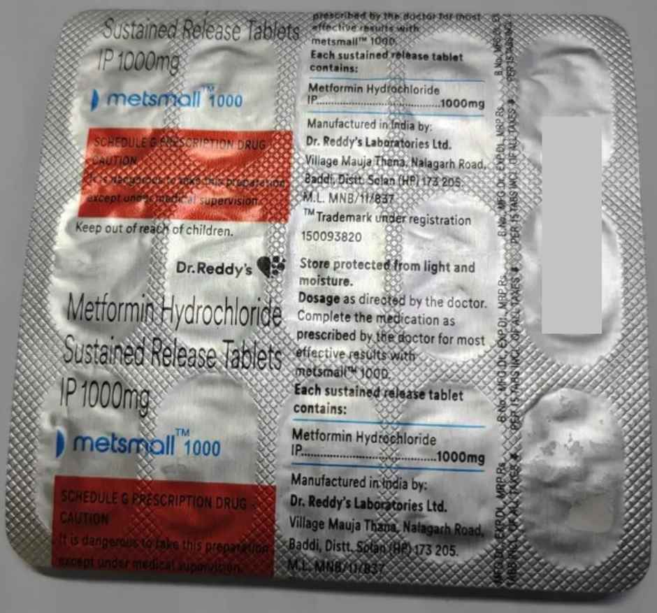 Metsmall 1000 Tablet SR